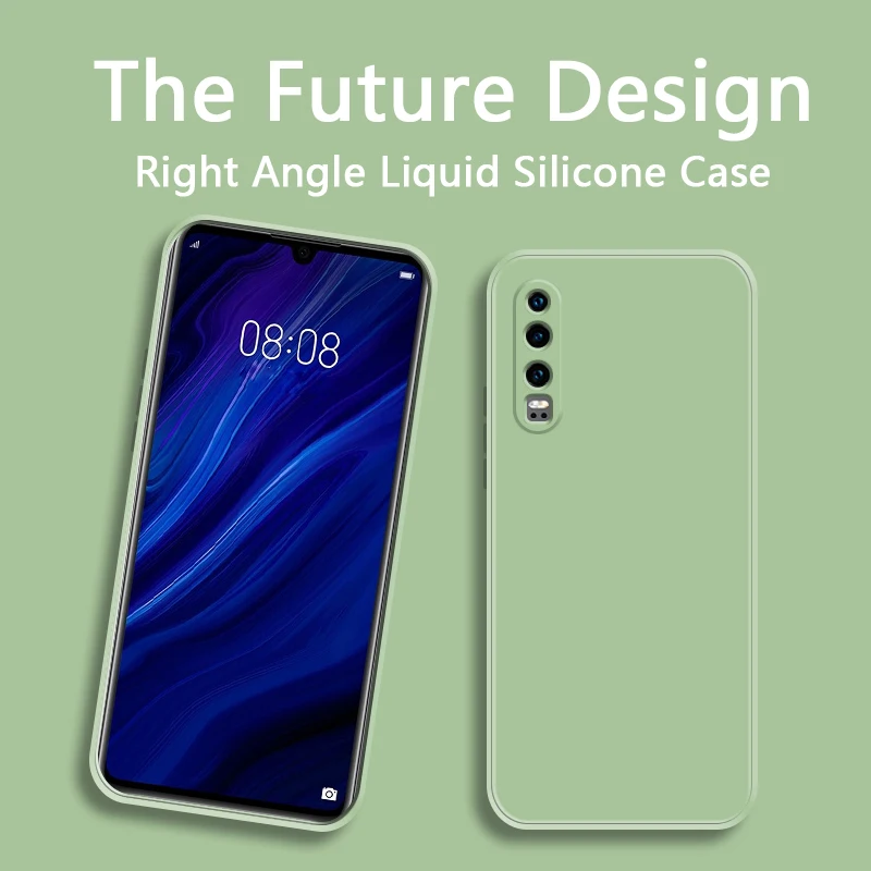 

Case For Honor 20S V40 HUAWEI Y5Prime Y9A Y9S Y7A P Smart Pro 2021 Full Lens Camera Protector Square Liquid Silicone TPU Cover