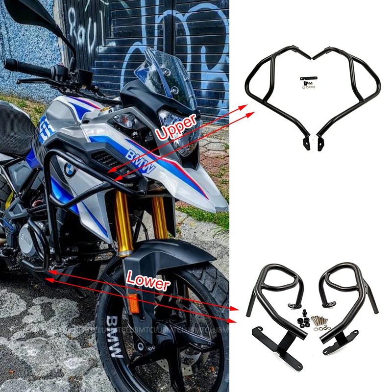G310GS мотоцикл верхней и нижней бак двигателя защита бамперов трюк декор для