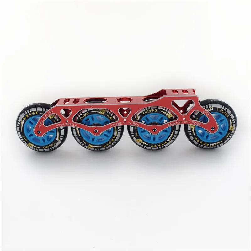 1 pair Red Blue 8 шт. 84 мм колеса для роликовых коньков для скорости Скейтер скейт шины для CITYRUN PS 84A 84 Rodas ILQ-11 608 распорная втулка подшипника - Цвет: 1 pair Red Blue