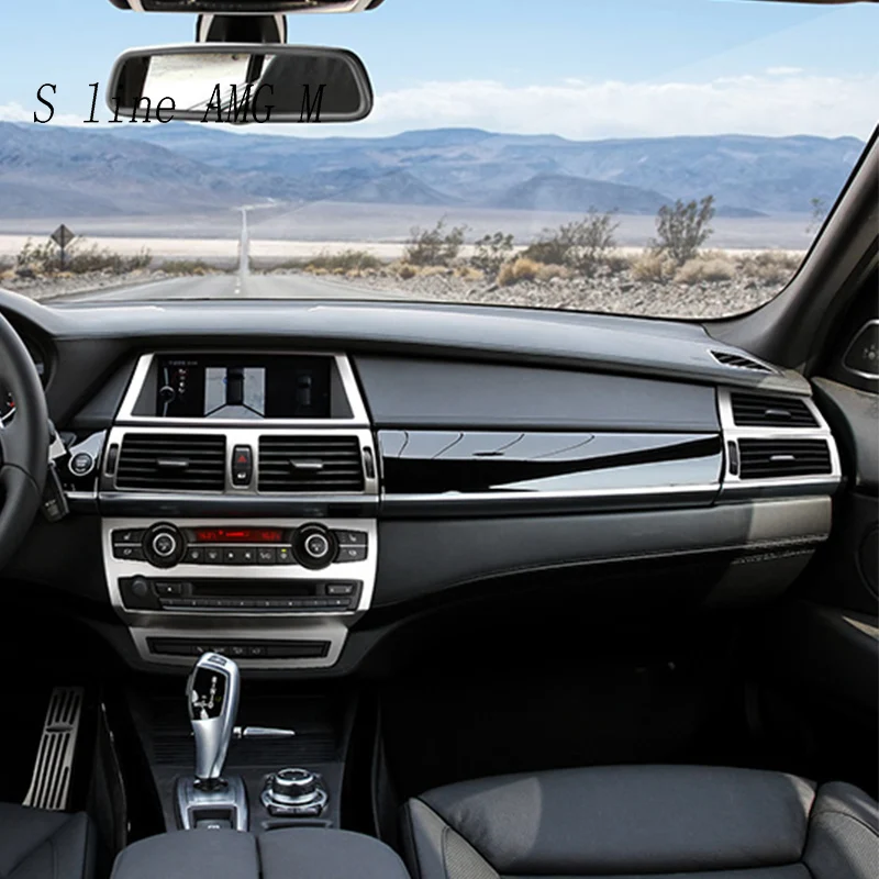 Автомобильный Стайлинг кнопки интерьера Панель рамка украшения крышки отделка