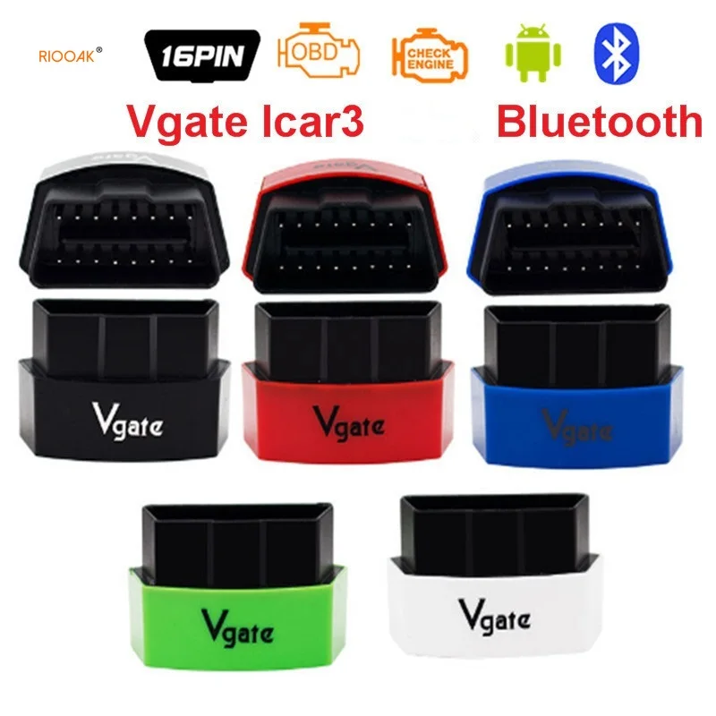 

Newest ELM327 Bluetooth Vgate iCar3 Bluetooth OBD OBD2 Diagnostic Interface iCar 3 ELM 327 Bluetooth For Android/PC OBD2 Scanner