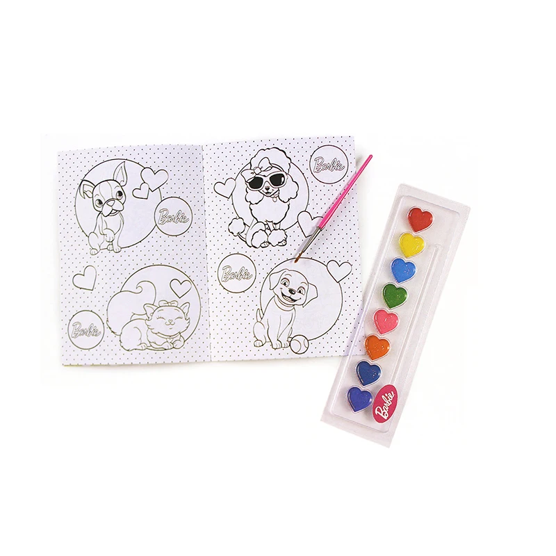 

Barbie doll Set Big gift Box little Artist Girl Birthday gift Painted toys Fashion Children Toy Birthday Gift