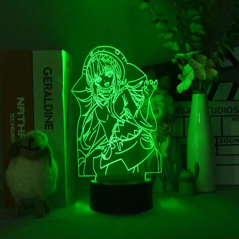 

New Anime 3D Lamp Illusion Nigjt Light for KIds Bedrrom Bedsie Table Lamp Birthday Holiday Gifts for Baby Girls Room Decoration