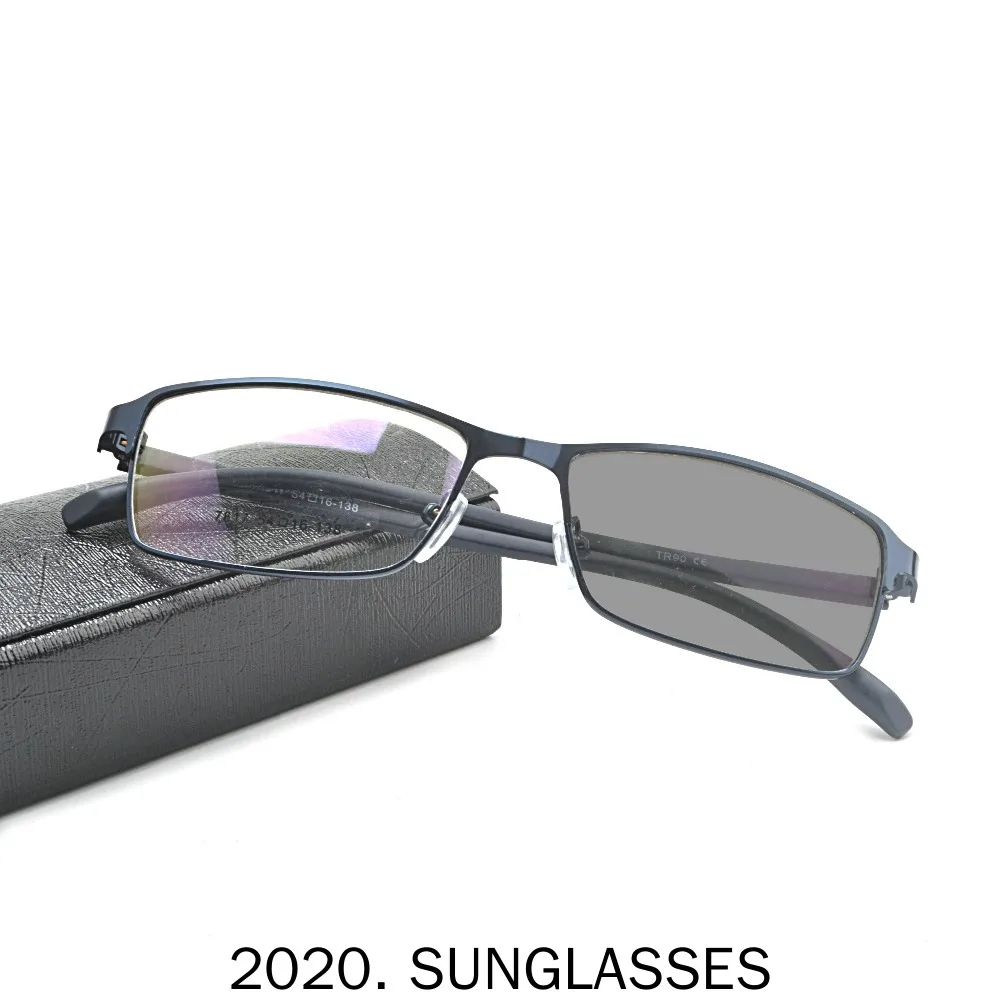 Новинка 2020 очки для чтения солнцезащитные фотохромные мужские дальнозоркости