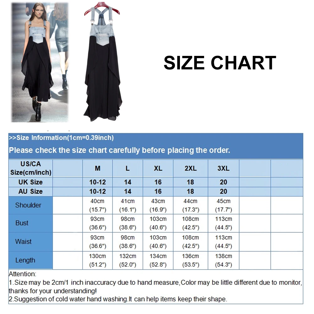 

SYWIZDII Plus Size Y2K Clothes Oversize Denim Dress for Femme Oversize Non Sleeves Patchwork Strap Dresses Woman Summer 2021