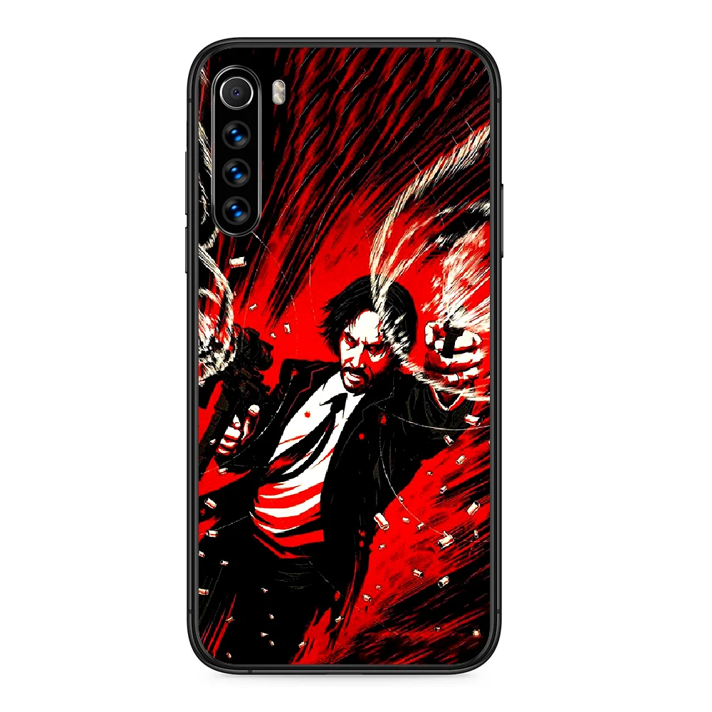 Чехол для телефона John Wick Xiaomi Redmi Note 4A 4X 5 6 6A 7 7A 8 8A 4 5A 8T Plus Pro черный чехол сотового