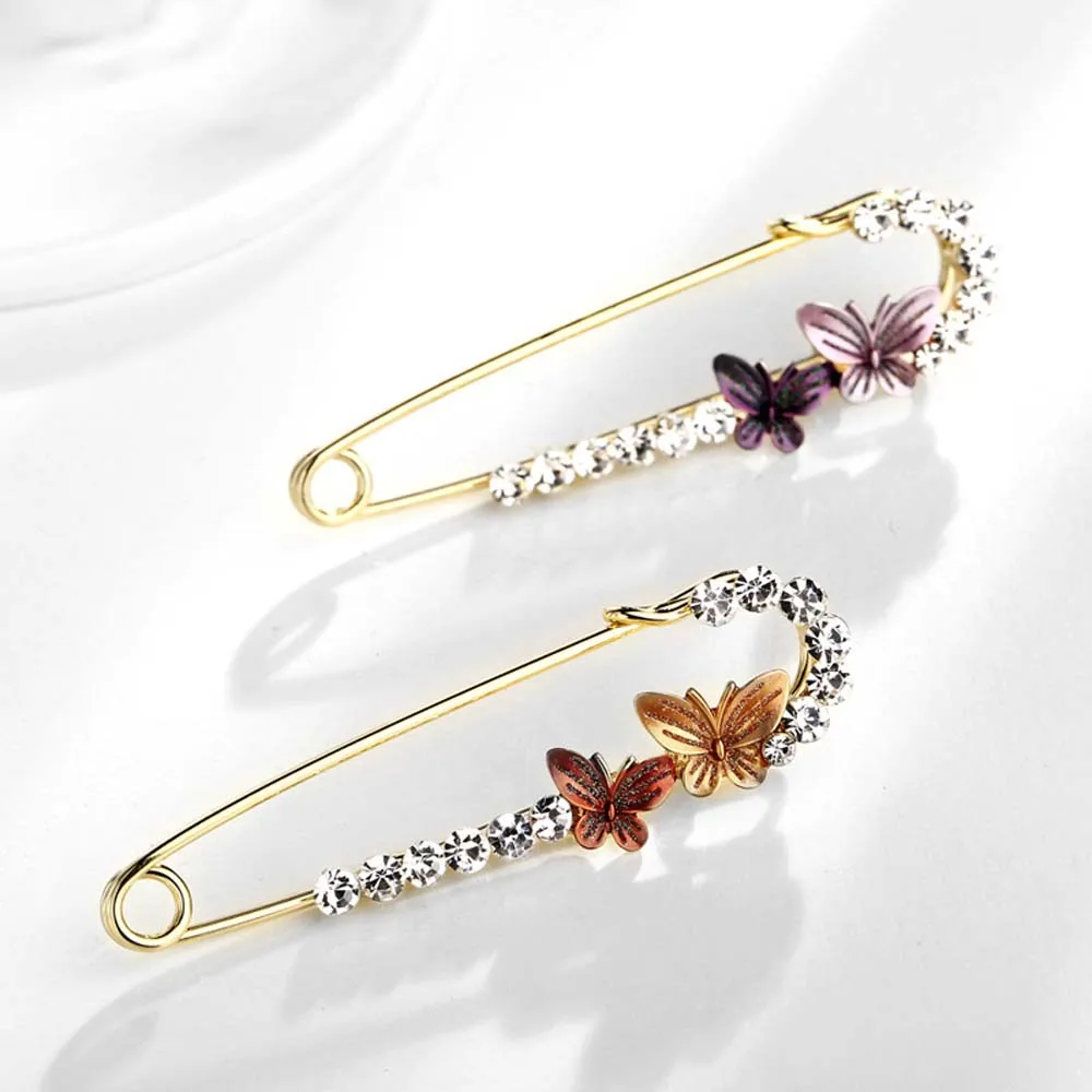 1 шт. большой размер подвеска очаровательные булавки для хиджаба женщин Павлин