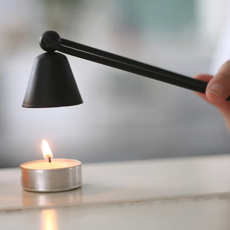 

Creative Smokeless Candle Wick Bell Snuffer Candle Suppressor Put Off Tool