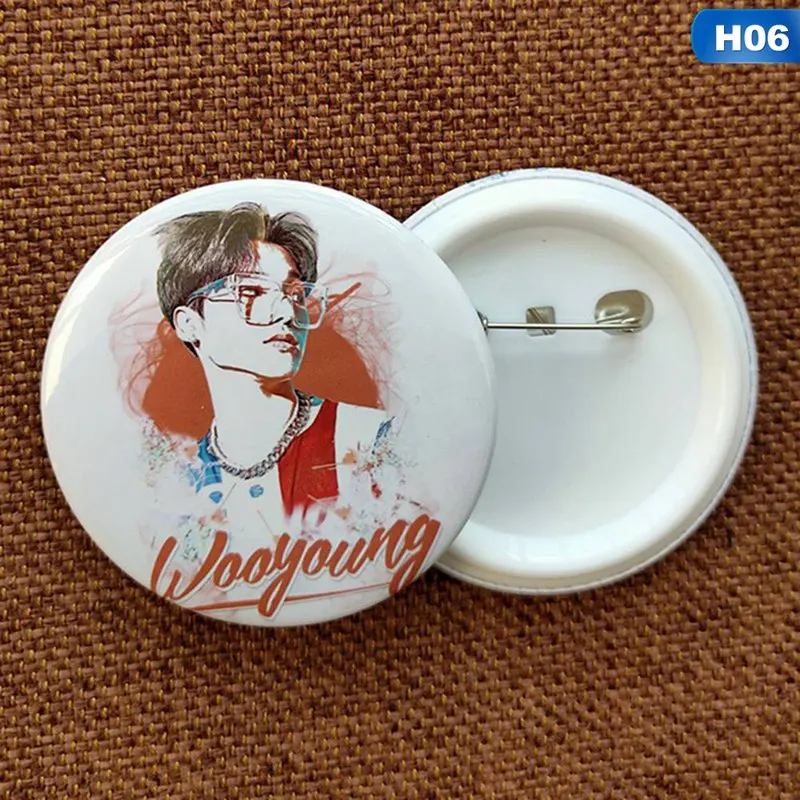 1 шт. Kpop ATEEZ брошь значок член мультфильм эскиз Броши SEONG HWA JONG HO для украшения