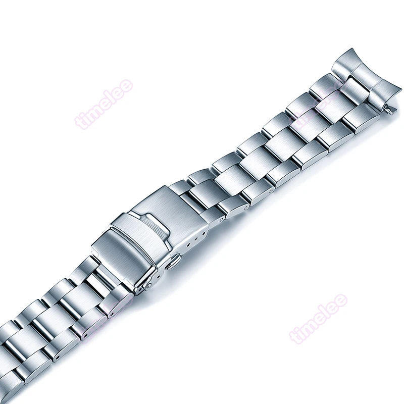 Браслеты из нержавеющей стали бренда Timelee 22 мм с изогнутым концом для SKX007 SKX009
