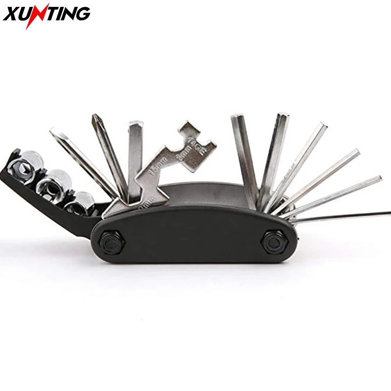 

Xunting MTB Mountain Cycle Portable Socket Multipurpose Wrench Bicycle Multi Tool Screwdriver Motorcycle Bike Allen Fix Tools