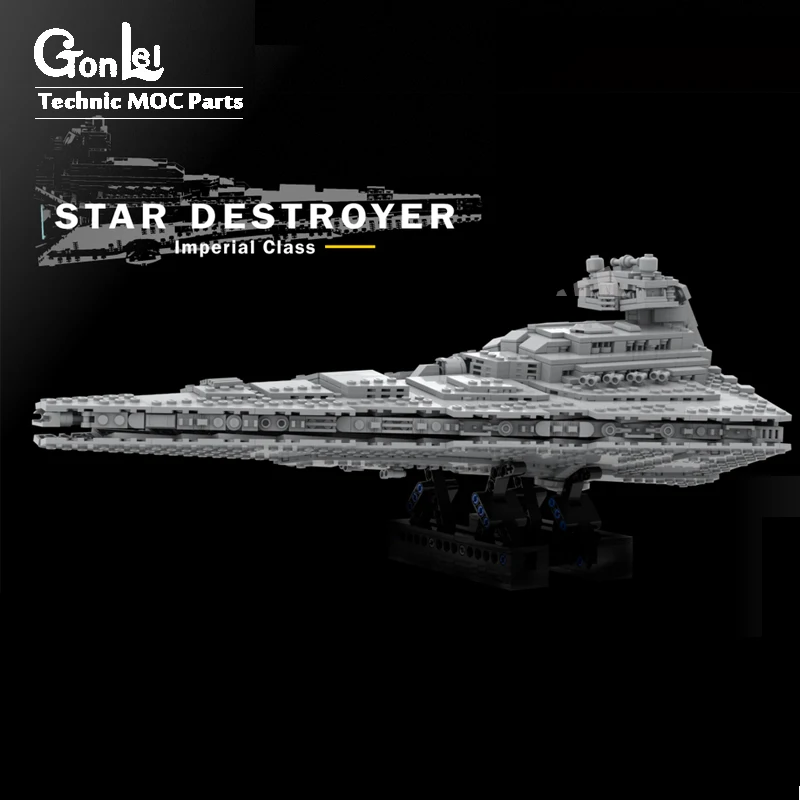 Серия Sapce Wars строительные блоки MOC Imperial Star Destroyer battleship Звездный Разрушитель