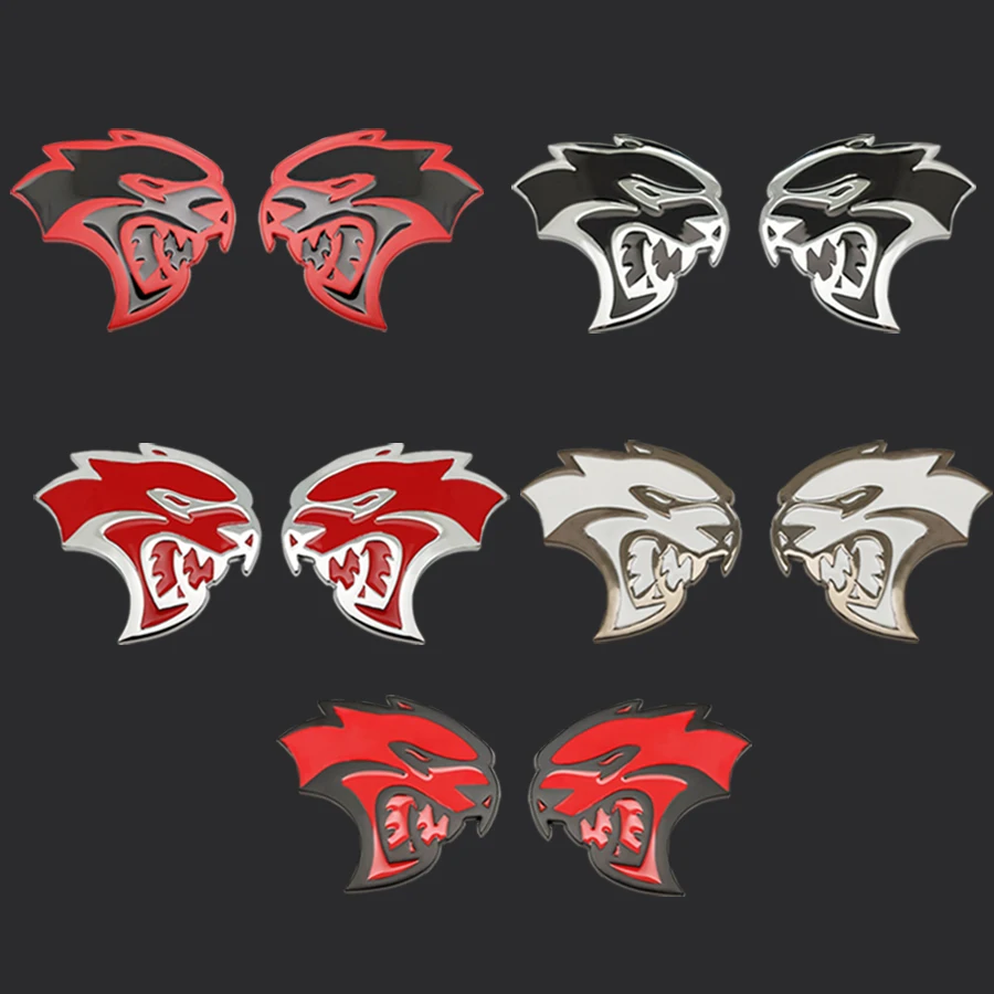 2 шт. 3D Металлическая Эмблема наклейка на автомобиль эмблемы наклейки для Dodge