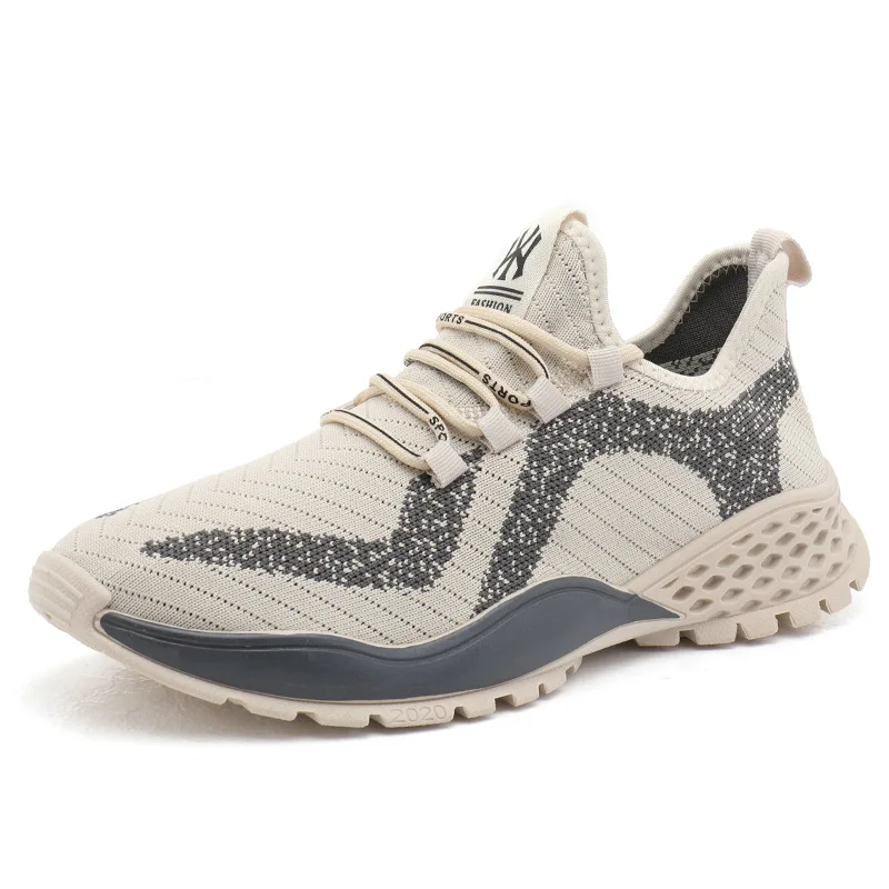

New Arrival Shoes Men Sneakers Breathable Weave Men Casual Sports Running Shoes for Students Platform Shoes Tenis Masculino