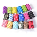 Эластичный бинт для ручек, одноразовый, самоклеящийся, с трубкой, для затяжки, аксессуары для татуировок, марлевая лента, инструмент для оказания первой помощи, 5 см х 4,5 м