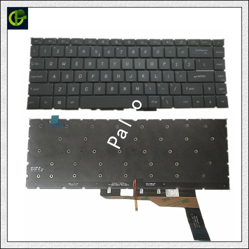 

English Backlit Keyboard for MSI Prestige14 Prestige 14 P14 MS-14C1 15 A10SC-219CN Mpdern15 A10RB MS-14C2 14C1 14C2 US