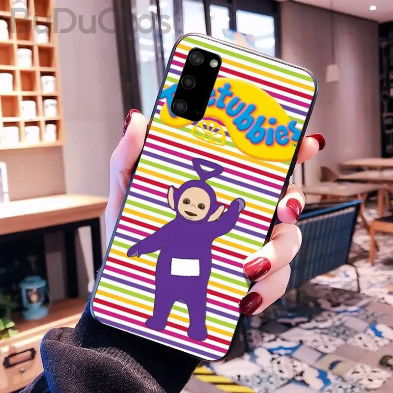 

Hot Cartoon UK Cute Teletubbies Phone Case for Samsung S20 plus Ultra S6 S7 edge S8 S9 plus S10 5G