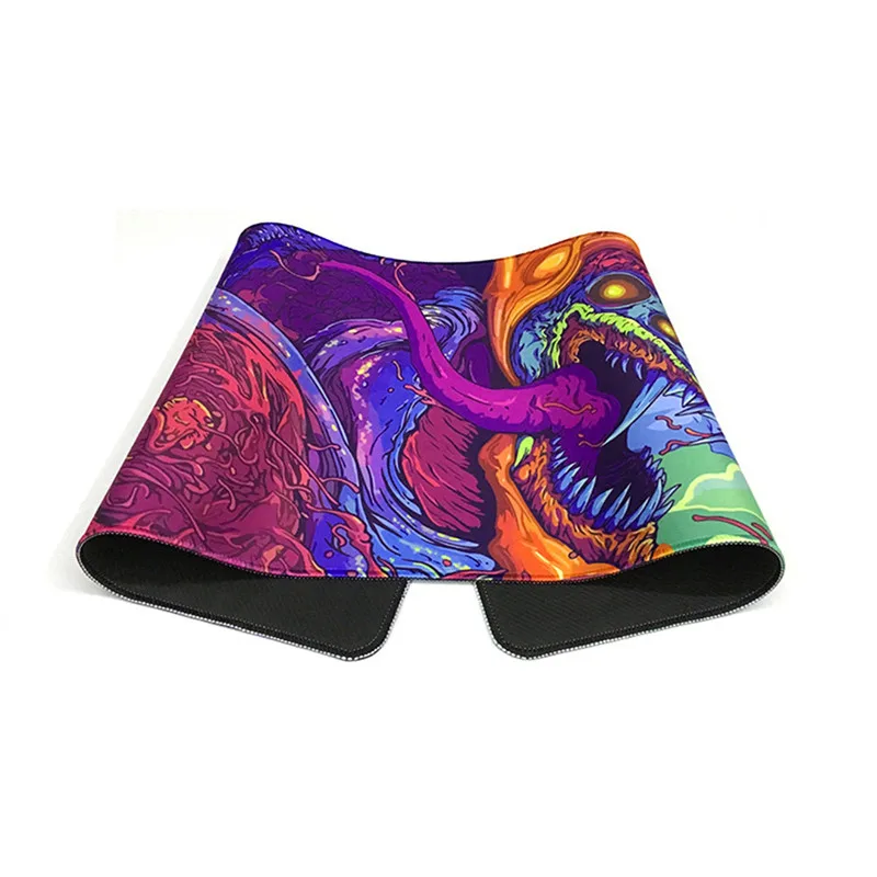 Большой игровой коврик для мыши CS GO Hyper Beast геймерский клавиатуры нескользящий
