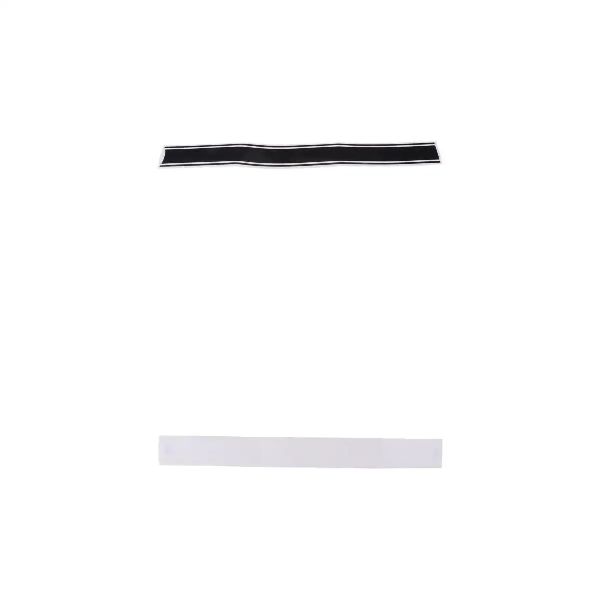 

2 Sets 50x4.5cm DIY Fuel Gas Tank Decal Sticker for Cafe Racer Black+White