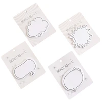 4pcs creative memo pad sticky notes writing pads label mark stickers stationery supplies wholesaledropship