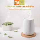 Оригинальный портативный мини-увлажнитель воздуха Xiaomi Mijia HL с USB, диффузор для ароматерапии, тихий аромараспылитель, 7 цветов света, для дома и офиса