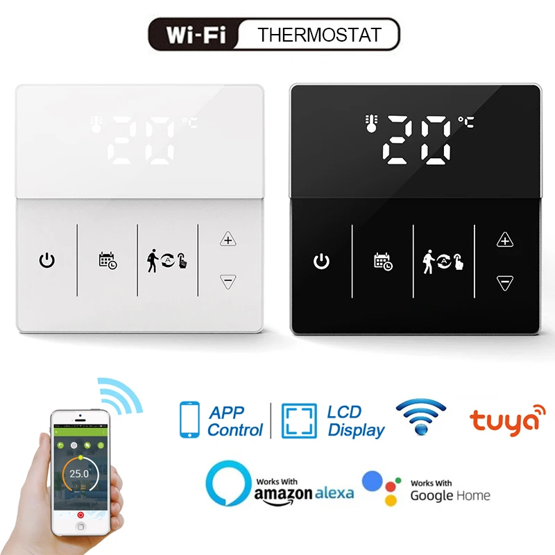 

Смарт-термостат Tuya с поддержкой Wi-Fi, 3 а/16 А