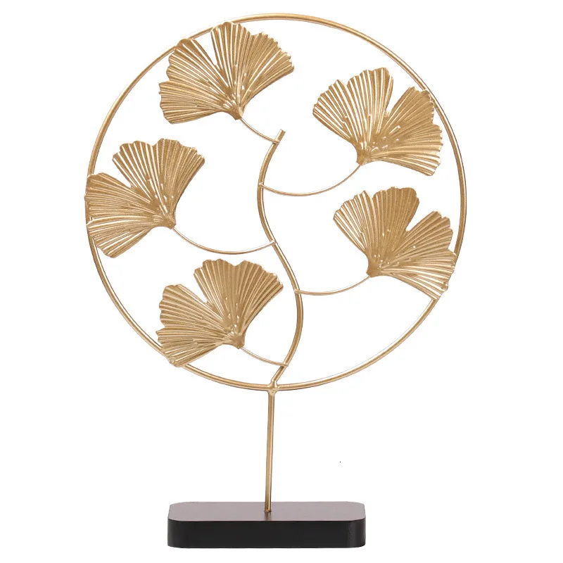 Железная Золотая черепаха в форме листьев гинкго украшение для спины креативное