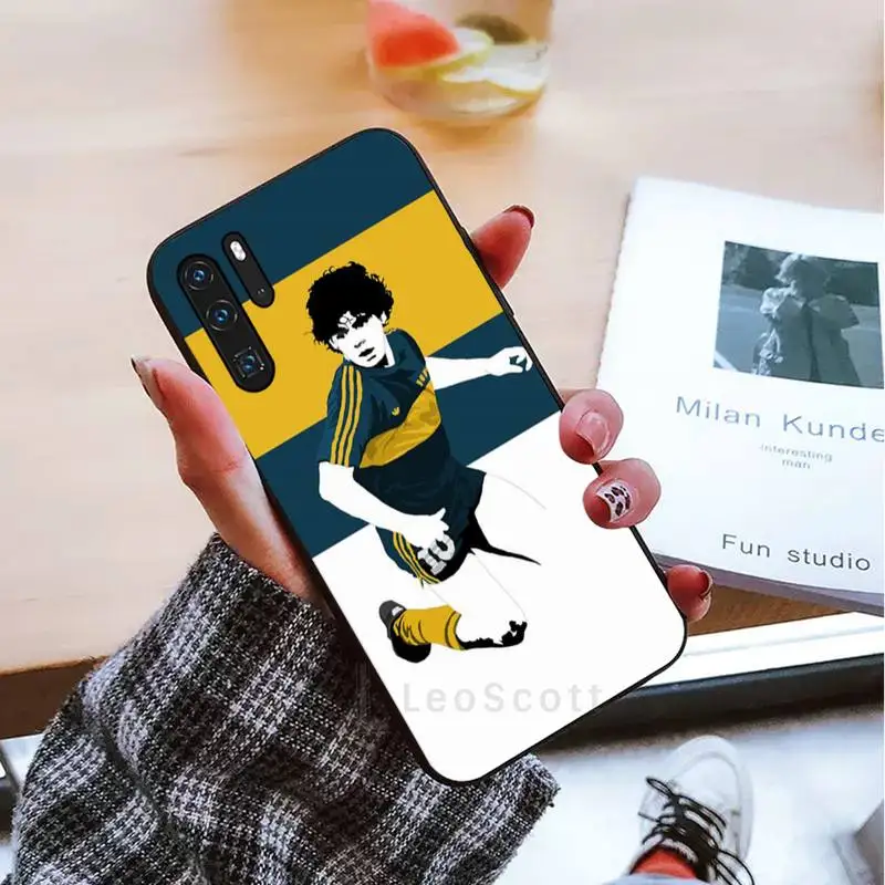 

Maradona Argentina Phone Case For Huawei P9 P10 P20 P30 Pro Lite smart Mate 10 Lite 20 Y5 Y6 Y7 2018 2019