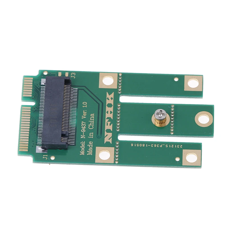 A + E ключ M.2 NGFF беспроводной модуль к мини PCIE адаптер для Wi-Fi Bluetooth сетевой карты |