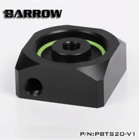 barrow pbts20 v1 pmma acrylic pom water pump cover for ddc serise pump computer water cooling