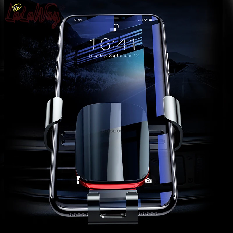 Автомобильный держатель для телефона с креплением на вентиляционное отверстие