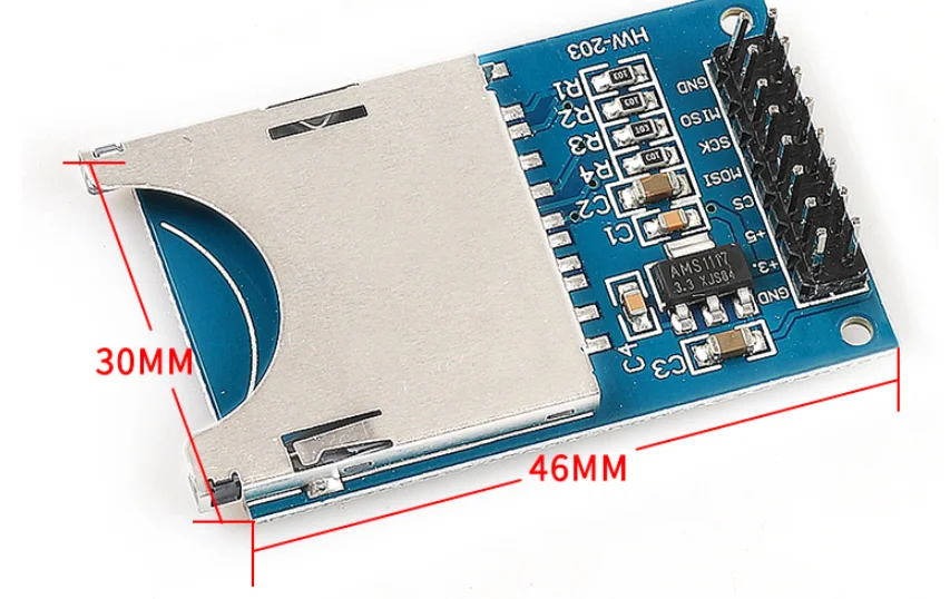 Плата расширения мини Micro SD для Arduino | Электроника