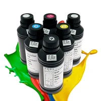 UV Ink For UV Inkjet Printer 500ml*6 UV Ink Kit For UV Flatbed And Cylinder Printing Machine UV Ink For Metal Glass Ceramic Tile