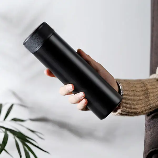 

500ml LCD Temperature Display Water Bottle Stainless Steel Vacuum Thermos Insulated Cup