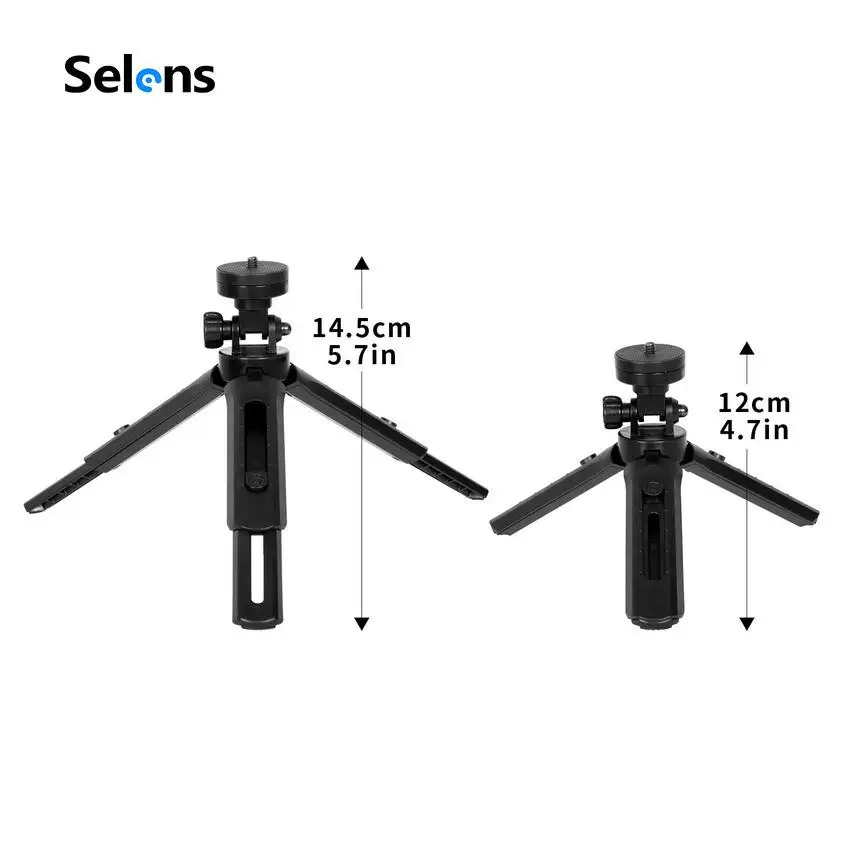 Складной портативный мини-штатив Selens с рукояткой стабилизатор для цифровой