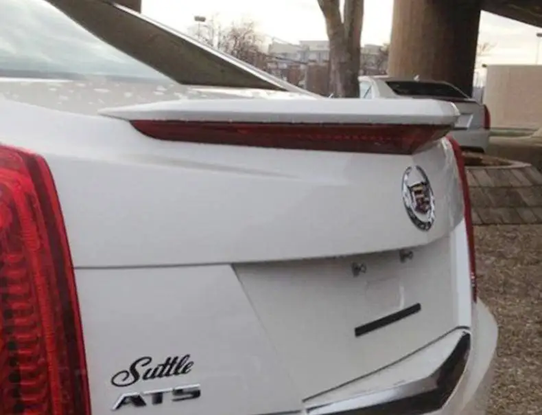 Для Cadillac ATS спойлер высокого качества ABS Материал заднее крыло автомобиля праймер