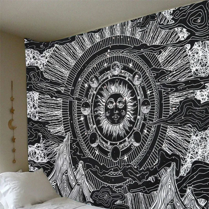 

Illusory Art Tapestry Ins Tapestry Household Bedside Decoration Cloth Hanging Tapiz Tapestry Wall Hanging Tapestries Room Decor