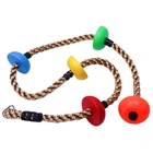 Красочные веревки для скалолазания для детей на открытом воздухе игры качели набор аксессуаров оборудование игрушки