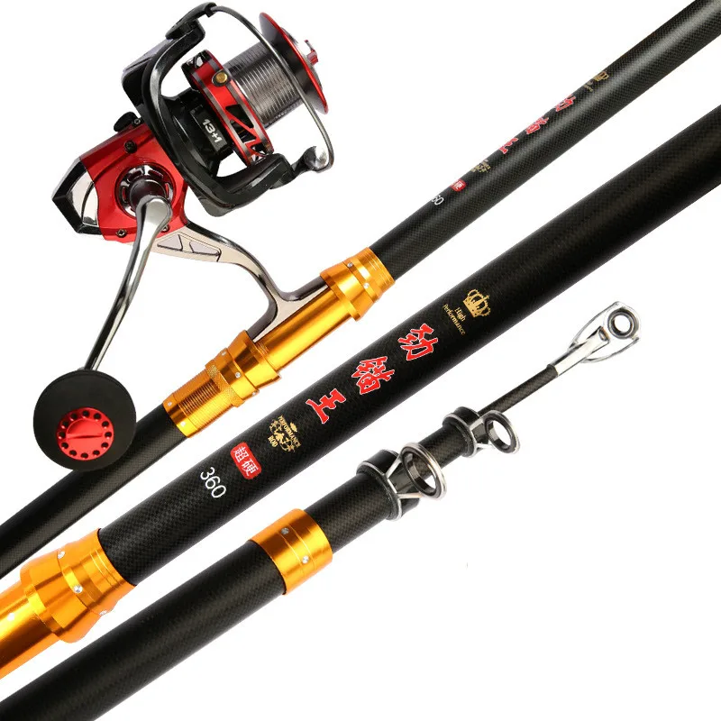 Rock Fishing Olta 2.4m 3.0m 3.6m 4.2m 3.9m 2.7m Telescopic Sea Fishing Pesca Spinning Rods Carbon Fiber Distance Throwing Sticks