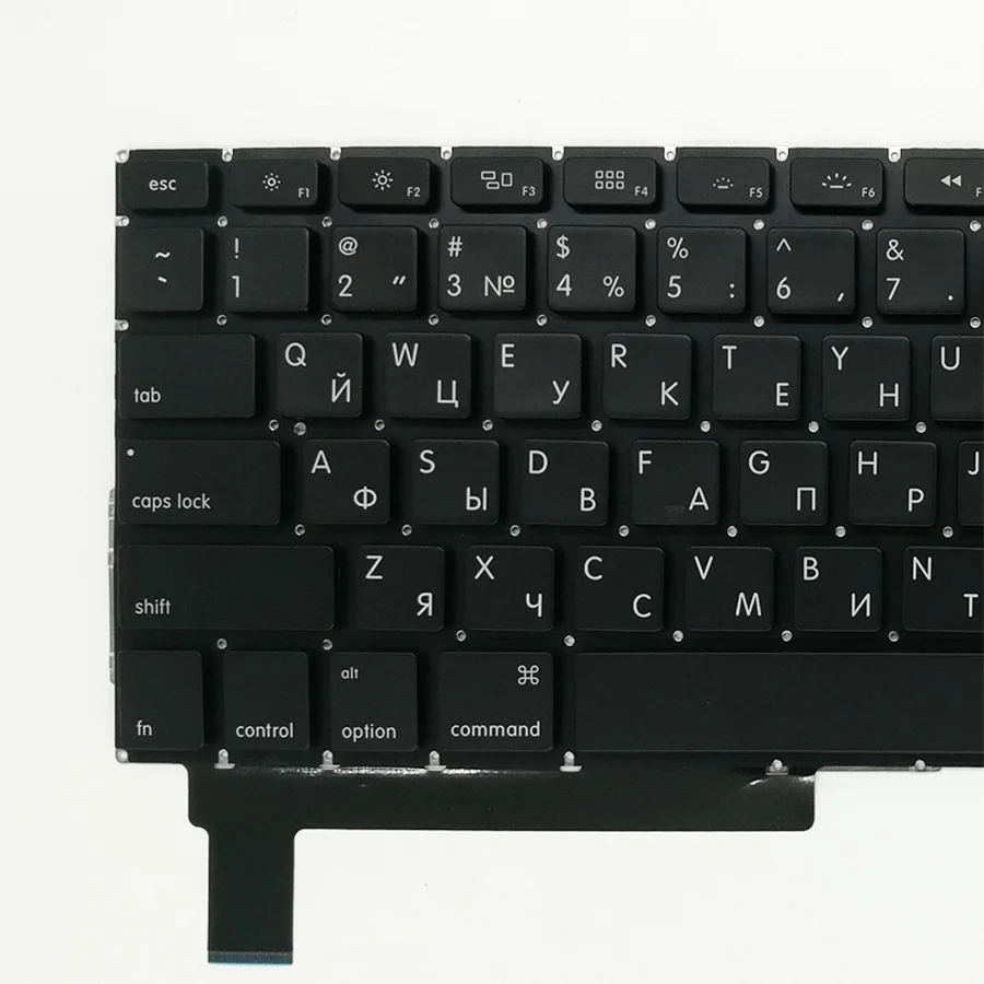 Новая маленькая Русская клавиатура для Macbook Pro 15 &quotUnibody A1286 2009 2010 2011 2012|Клавиатуры