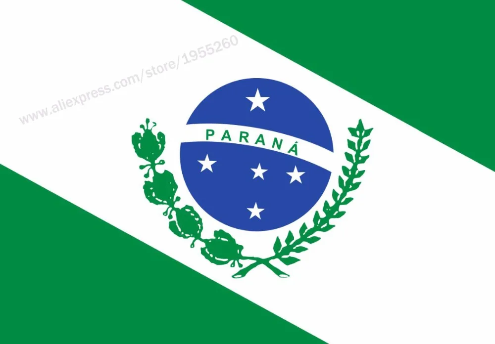 

Flag of Parana 3 X 5 FT 90 X 150 Cm Brazil Brazilian State Flags Banners