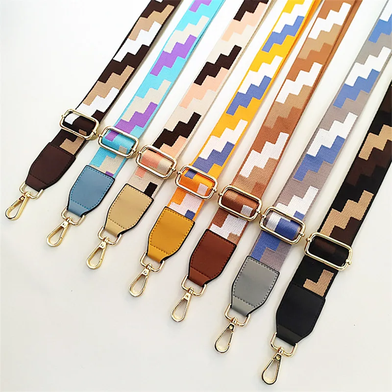 

New Color Webbing Adjusted With Leather Bag One Shoulder Messenger Bag Long Shoulder Strap To Replace The Wide Shoulder Strap