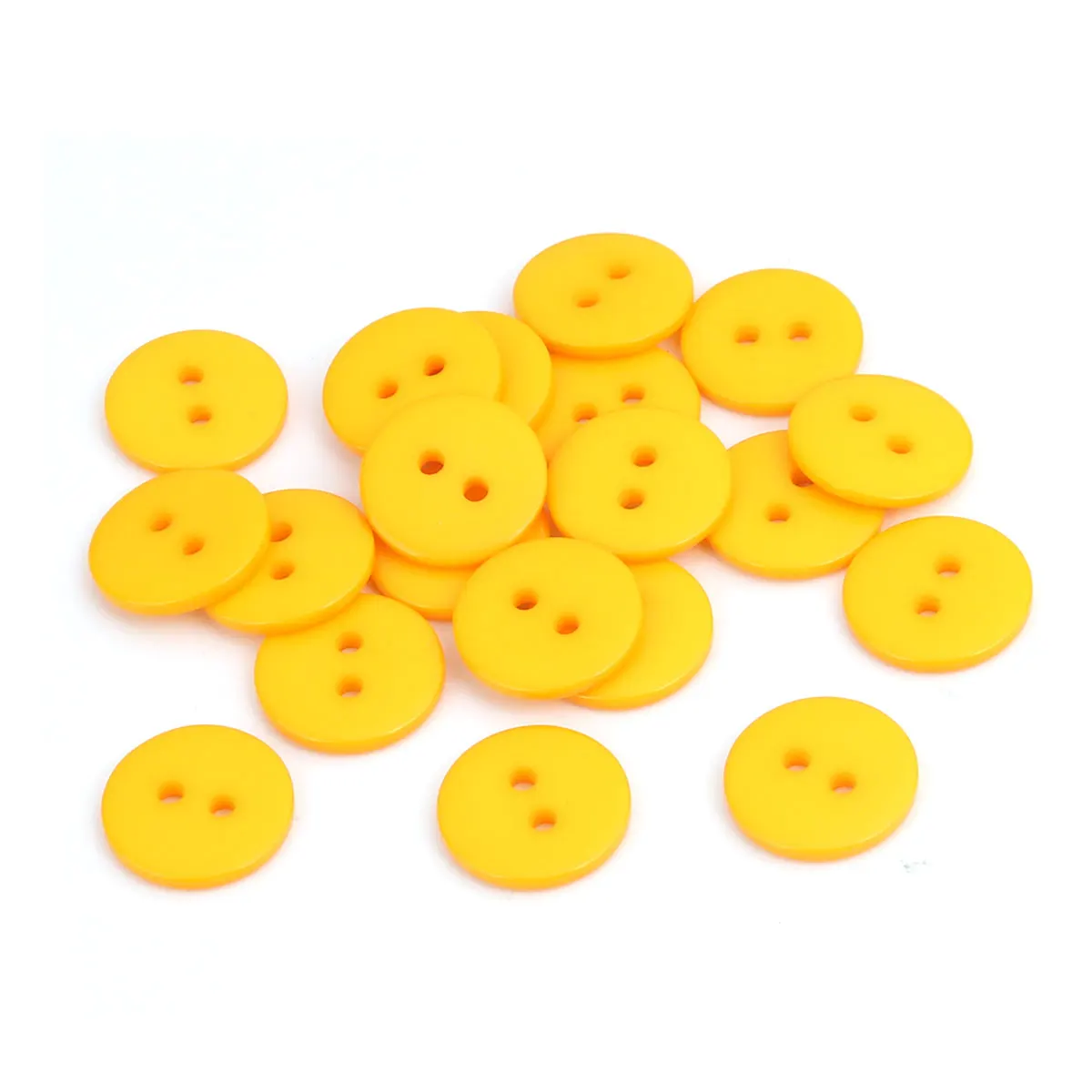 

200PCs 15mm Resin Sewing Buttons 2 Holes Round Black DIY Scrapbooking Sewing Buttons For Clothing Accessories Sewing Supplies