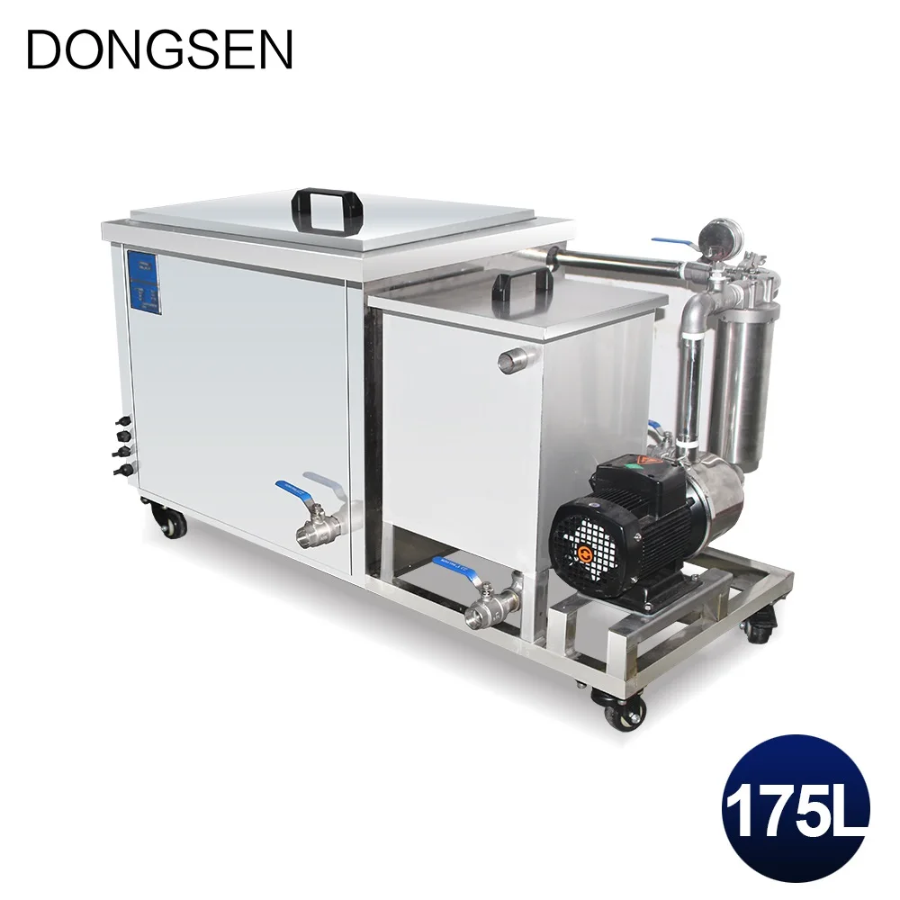 

Ultrasonic Washing Machine 175L Filter System Time Heater Power Setting Electronic Parts Motherboard Mold Engine Ultrasonic Bath