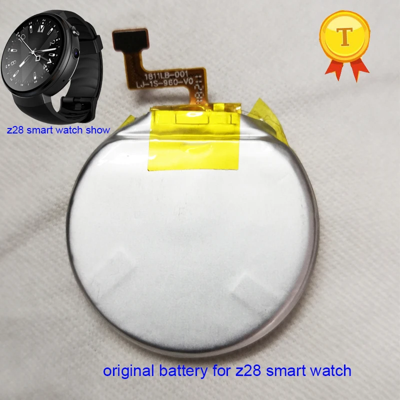 580 мАч емкость для z28 4G LTE смарт часы телефон часы наручные часы saat Замена 3,7 в зарядка часы батарея