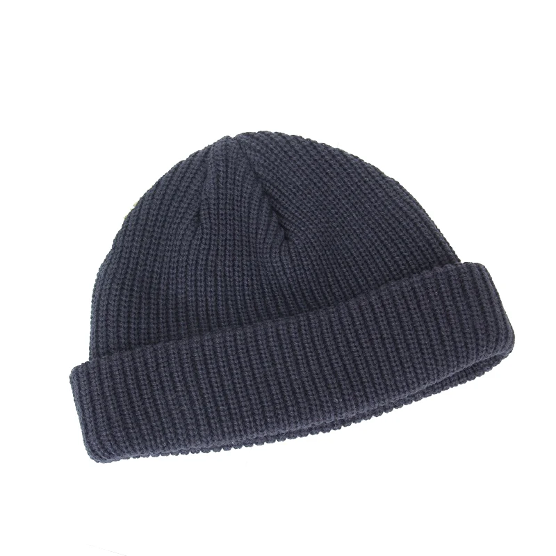 

2021 Unisex Sailor Biker Cap Streetwear Pumpkin Vintage Navy Brimless Beanies HatCasual Short Harajuku Cap