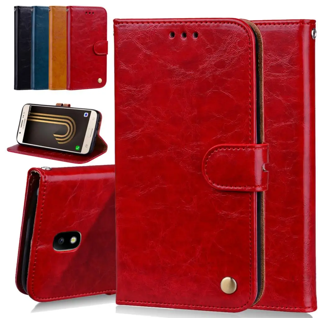 

Phone Case For Samsung Galaxy J530 J5 2017 For EU Version Wallet Leather Stand Design Mobile Phone Cover For Samsung J530F Cases