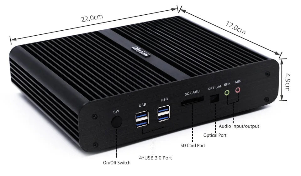 Kaby Lake 8550U NUC Intel Core i7 Barebone 7500U 6500U безвентиляторный игровой мини ПК Windows 10 HTPC TV Box HD4K