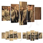 Постеры и принты арктической обезьяны, постер с цитатами музыкальной группы, Настенная картина, Картина на холсте для комнаты, рамка для домашнего декора, 5 шт.