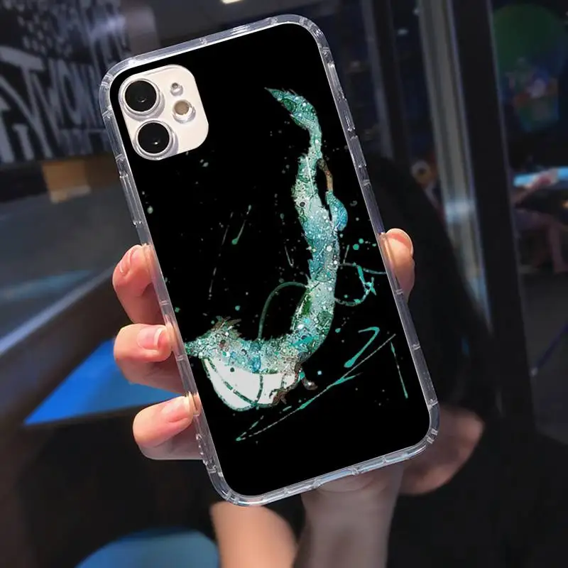 

Totoro Spirited Away Miyazak Soft Phone Case Transparent Case For Iphone 6 6s 7 8 Plus XR X XS 11 12 Pro Max